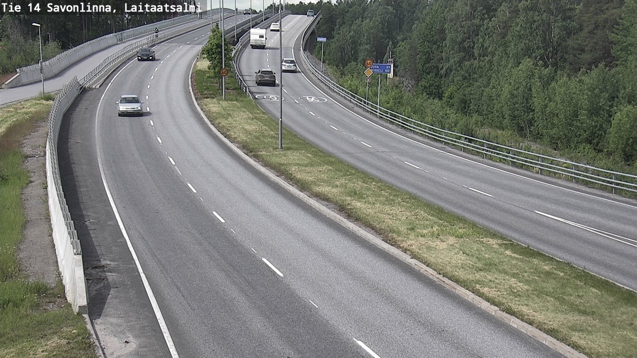 Kelikamerat Kuva Tie 14 Savonlinna, Laitaatsalmi, Savonlinna, Etelä-Savo