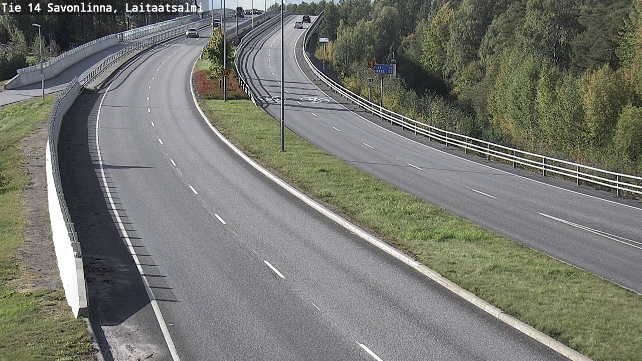 Kelikamerat Kuva Tie 14 Savonlinna, Laitaatsalmi, Savonlinna, Etelä-Savo