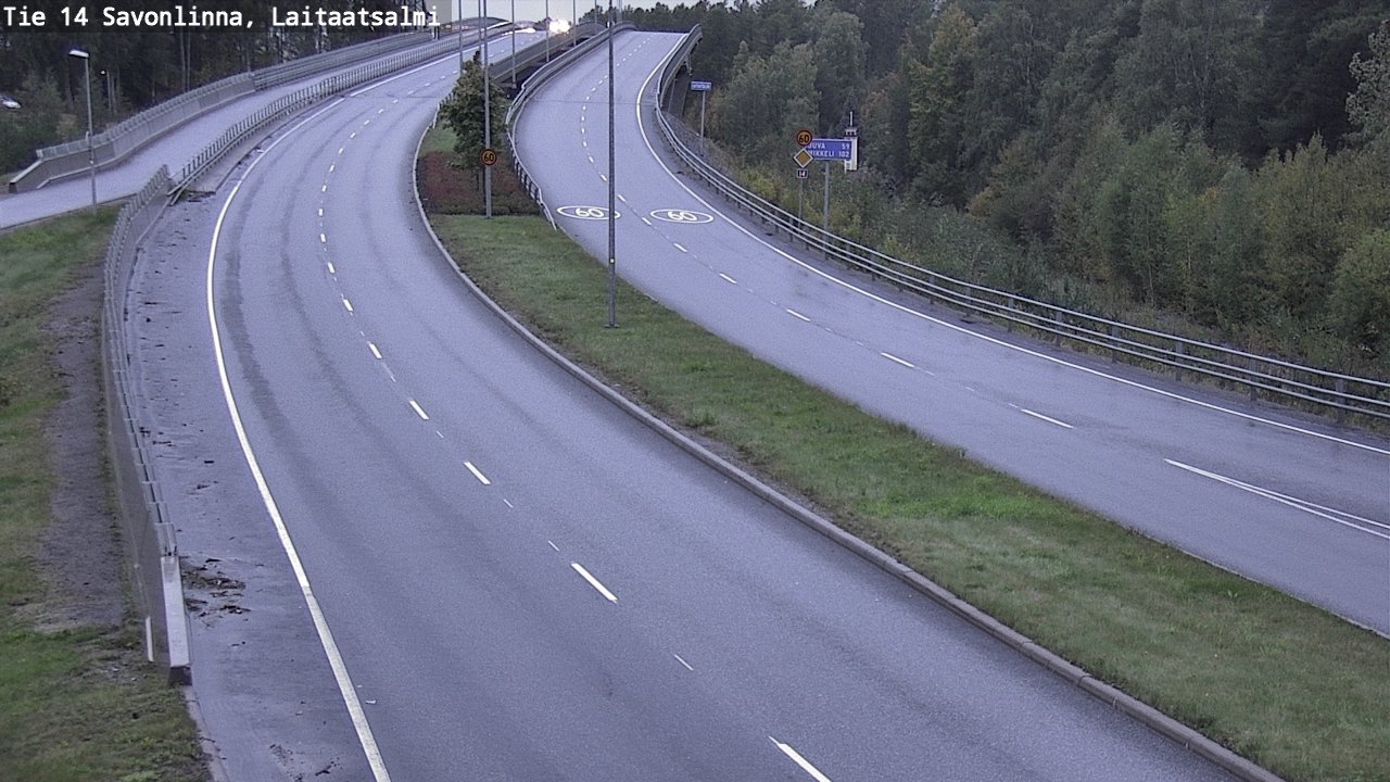 Kelikamerat Kuva Tie 14 Savonlinna, Laitaatsalmi, Savonlinna, Etelä-Savo