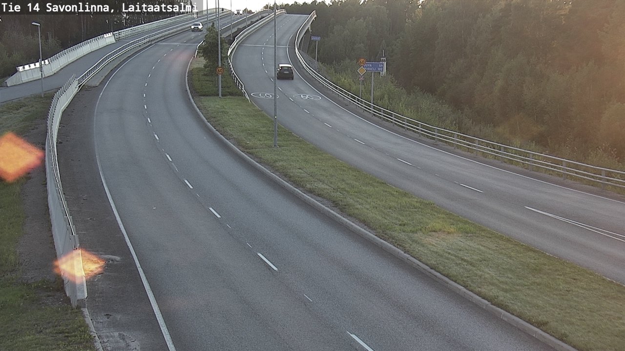 Kelikamerat Kuva Tie 14 Savonlinna, Laitaatsalmi, Savonlinna, Etelä-Savo