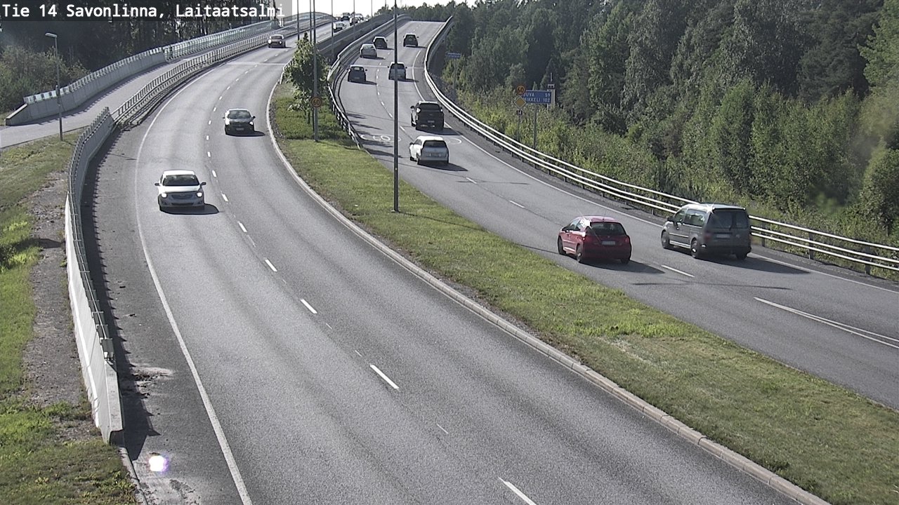 Kelikamerat Kuva Tie 14 Savonlinna, Laitaatsalmi, Savonlinna, Etelä-Savo