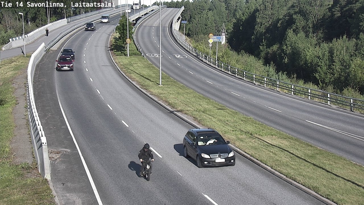 Kelikamerat Kuva Tie 14 Savonlinna, Laitaatsalmi, Savonlinna, Etelä-Savo
