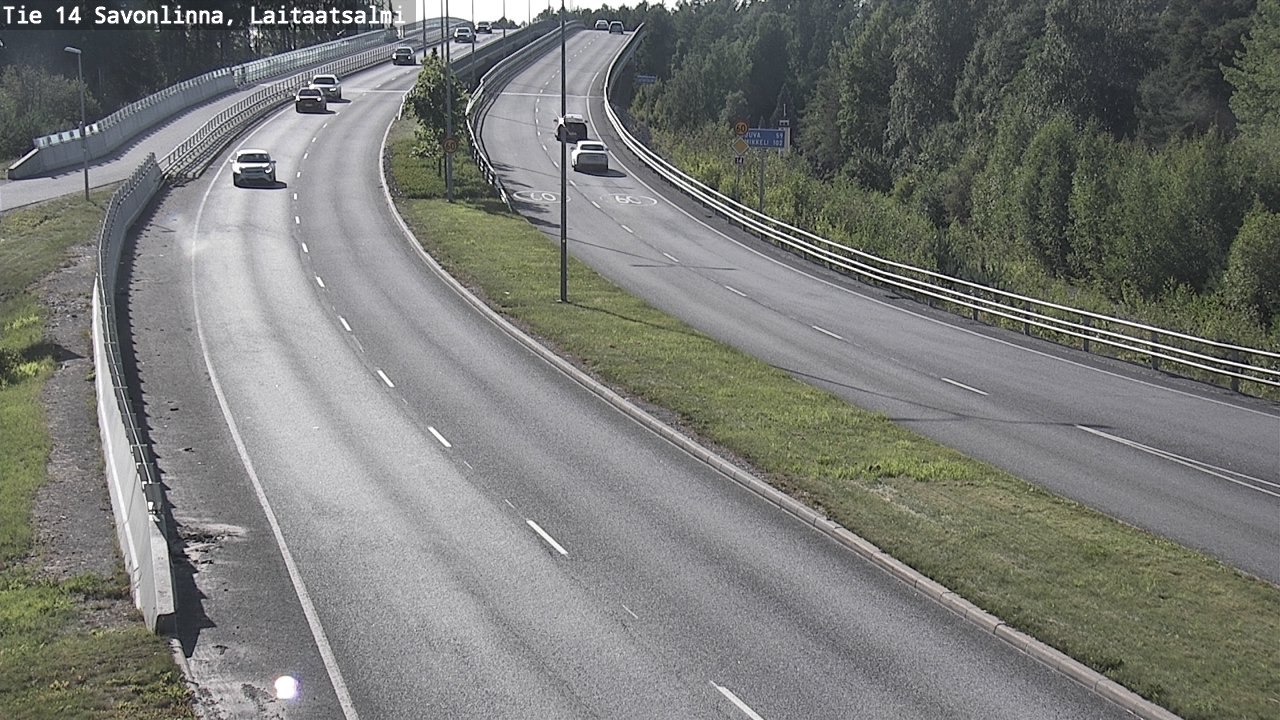 Kelikamerat Kuva Tie 14 Savonlinna, Laitaatsalmi, Savonlinna, Etelä-Savo