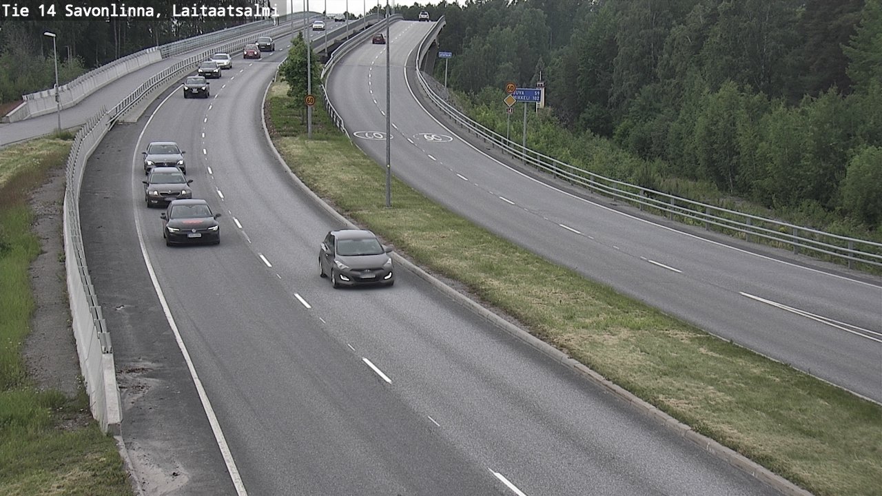 Kelikamerat Kuva Tie 14 Savonlinna, Laitaatsalmi, Savonlinna, Etelä-Savo