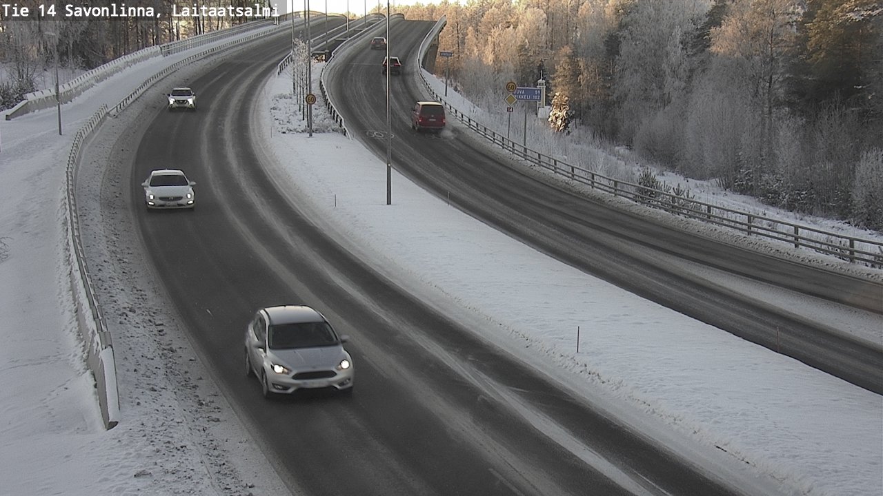 Kelikamerat Kuva Tie 14 Savonlinna, Laitaatsalmi, Savonlinna, Etelä-Savo