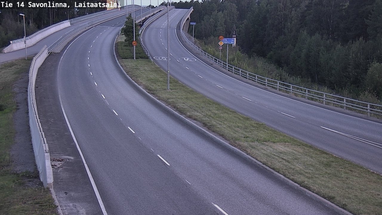 Kelikamerat Kuva Tie 14 Savonlinna, Laitaatsalmi, Savonlinna, Etelä-Savo