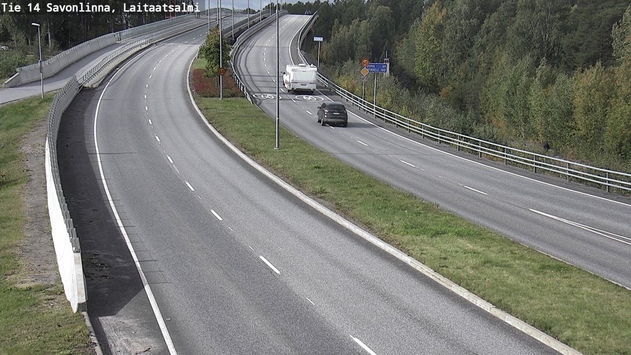 Kelikamerat Kuva Tie 14 Savonlinna, Laitaatsalmi, Savonlinna, Etelä-Savo