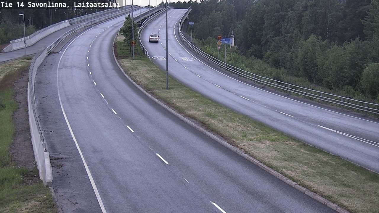 Kelikamerat Kuva Tie 14 Savonlinna, Laitaatsalmi, Savonlinna, Etelä-Savo