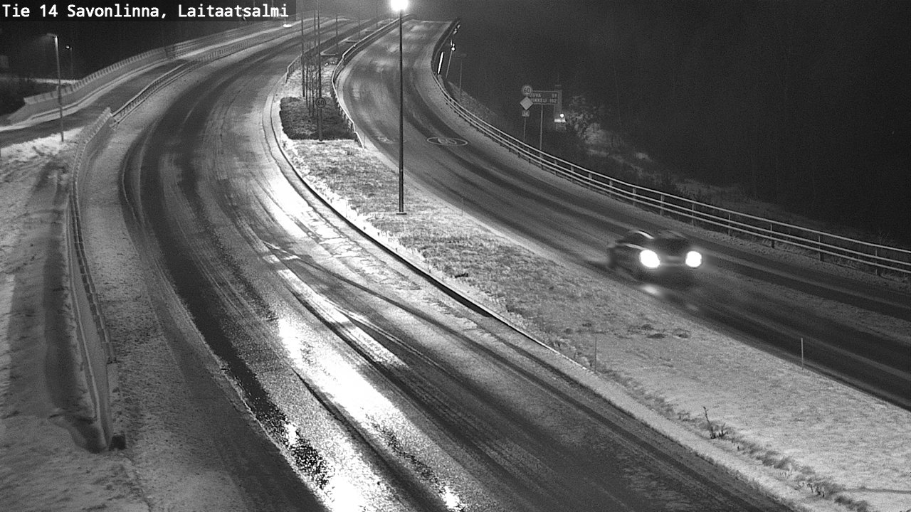 Weather Camera Image Väg 14 Nyslott, Laitaatsalmi, Savonlinna, Etelä-Savo