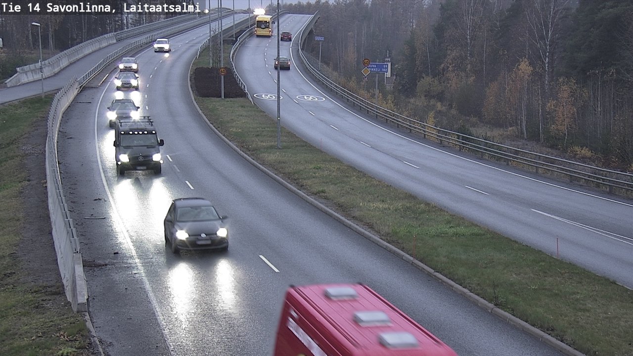 Kelikamerat Kuva Tie 14 Savonlinna, Laitaatsalmi, Savonlinna, Etelä-Savo