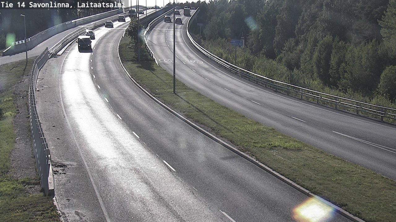 Kelikamerat Kuva Tie 14 Savonlinna, Laitaatsalmi, Savonlinna, Etelä-Savo
