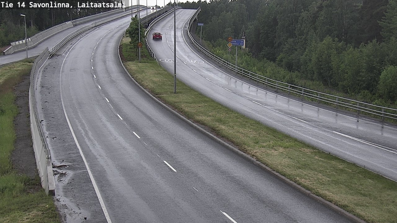 Kelikamerat Kuva Tie 14 Savonlinna, Laitaatsalmi, Savonlinna, Etelä-Savo