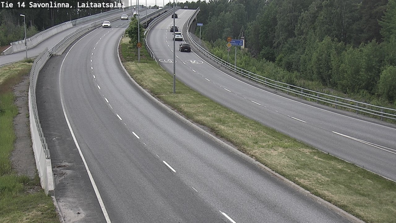 Kelikamerat Kuva Tie 14 Savonlinna, Laitaatsalmi, Savonlinna, Etelä-Savo