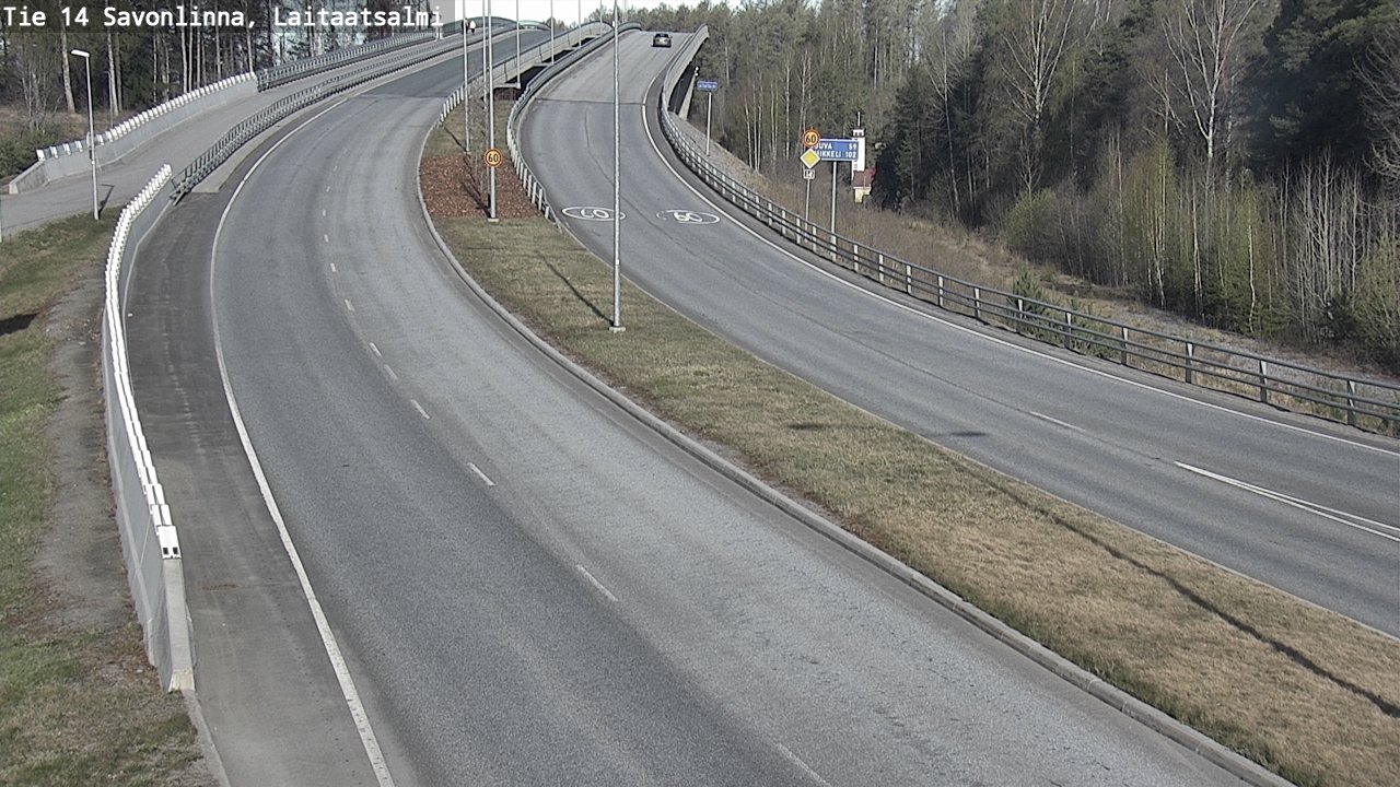 Kelikamerat Kuva Tie 14 Savonlinna, Laitaatsalmi, Savonlinna, Etelä-Savo