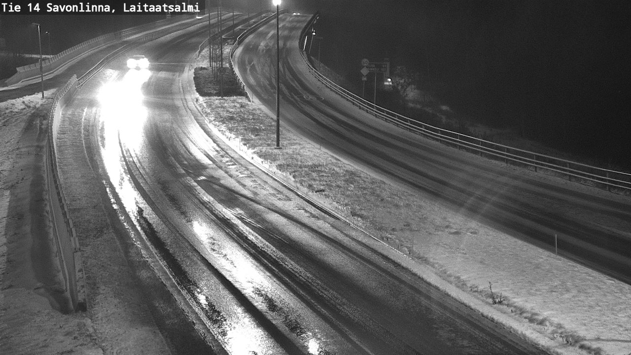 Weather Camera Image Väg 14 Nyslott, Laitaatsalmi, Savonlinna, Etelä-Savo