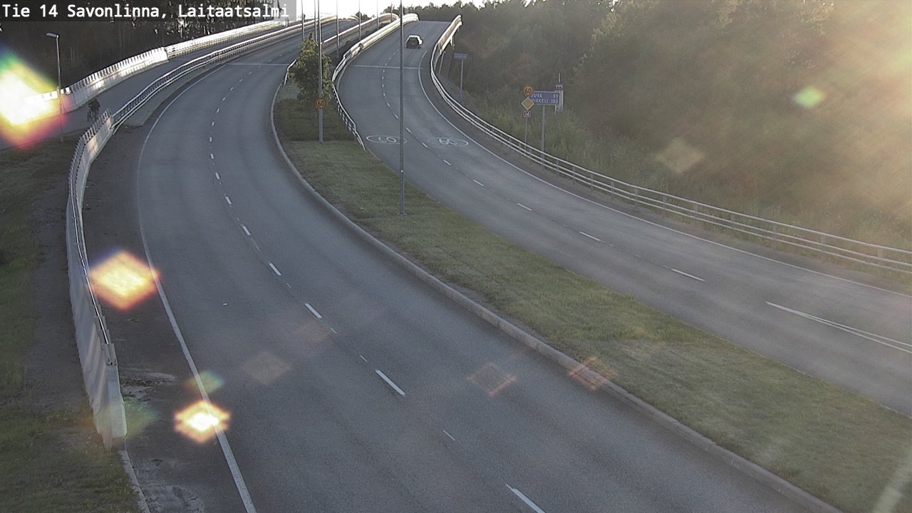 Kelikamerat Kuva Tie 14 Savonlinna, Laitaatsalmi, Savonlinna, Etelä-Savo