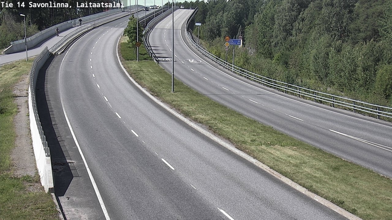 Kelikamerat Kuva Tie 14 Savonlinna, Laitaatsalmi, Savonlinna, Etelä-Savo
