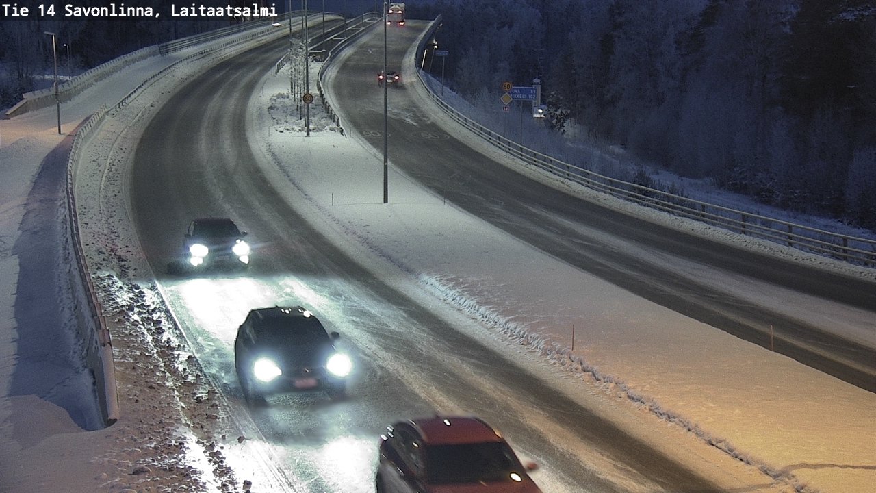 Kelikamerat Kuva Tie 14 Savonlinna, Laitaatsalmi, Savonlinna, Etelä-Savo