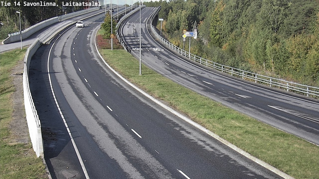Kelikamerat Kuva Tie 14 Savonlinna, Laitaatsalmi, Savonlinna, Etelä-Savo