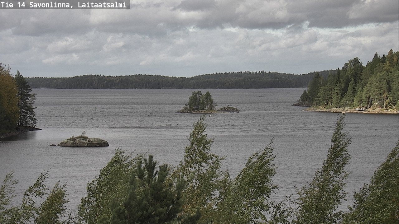 Weather Camera Image Väg 14 Nyslott, Laitaatsalmi, Savonlinna, Etelä-Savo