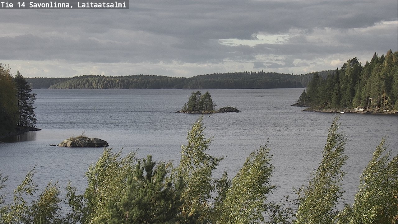 Weather Camera Image Väg 14 Nyslott, Laitaatsalmi, Savonlinna, Etelä-Savo