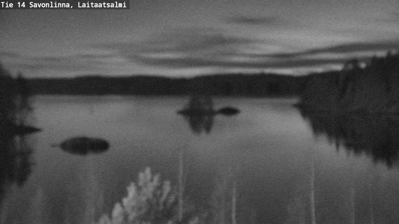Weather Camera Image Väg 14 Nyslott, Laitaatsalmi, Savonlinna, Etelä-Savo