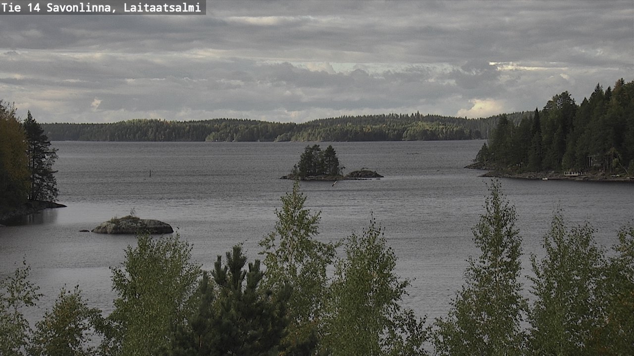 Weather Camera Image Väg 14 Nyslott, Laitaatsalmi, Savonlinna, Etelä-Savo