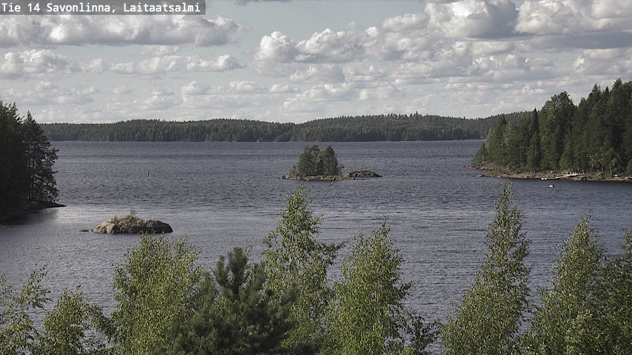 Kelikamerat Kuva Tie 14 Savonlinna, Laitaatsalmi, Savonlinna, Etelä-Savo