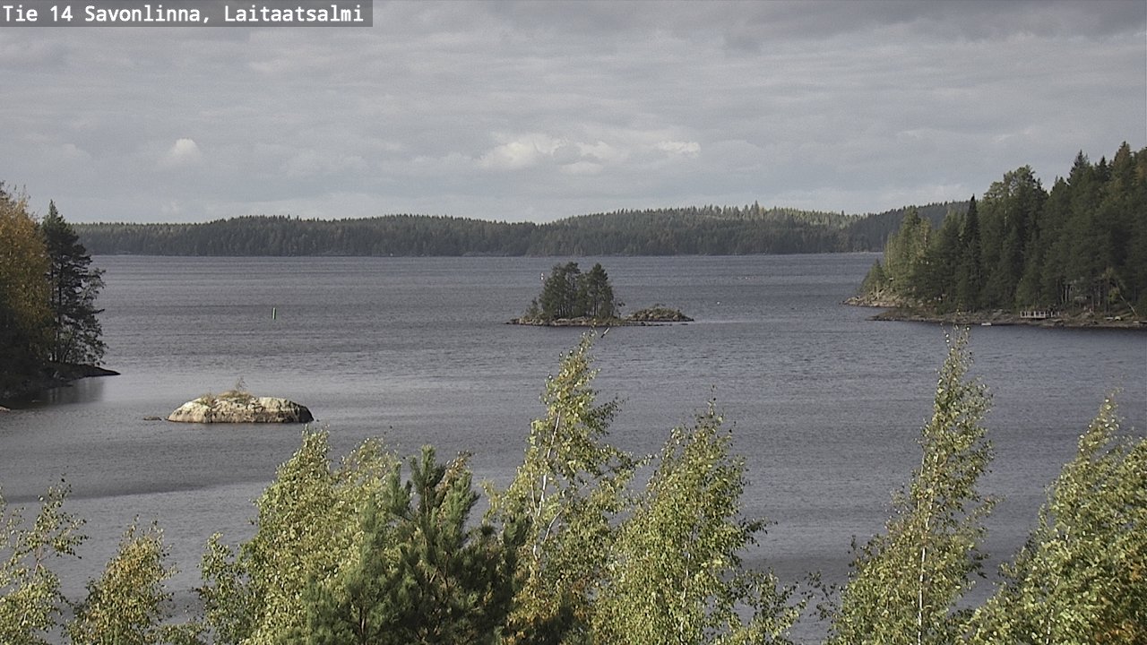 Weather Camera Image Väg 14 Nyslott, Laitaatsalmi, Savonlinna, Etelä-Savo