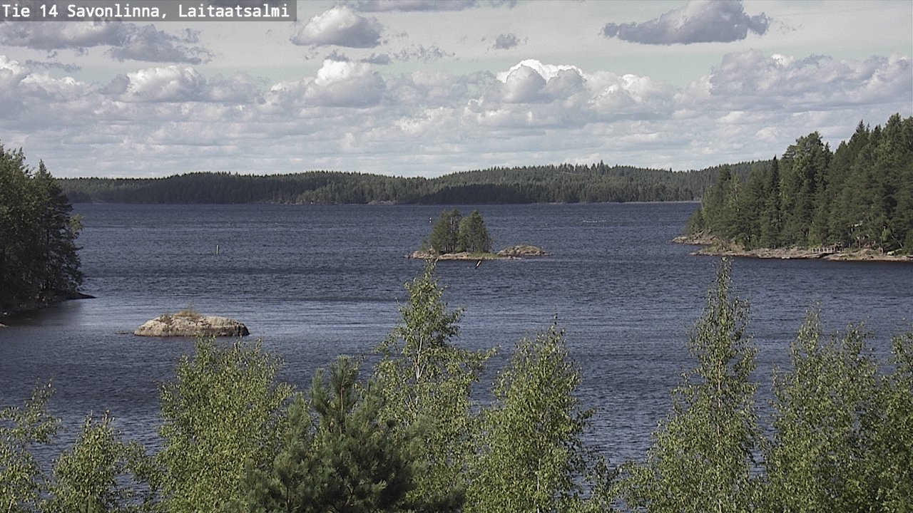 Kelikamerat Kuva Tie 14 Savonlinna, Laitaatsalmi, Savonlinna, Etelä-Savo