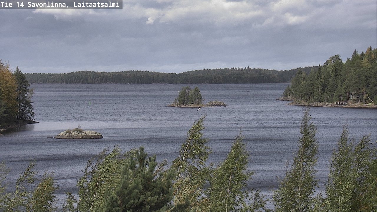 Weather Camera Image Väg 14 Nyslott, Laitaatsalmi, Savonlinna, Etelä-Savo