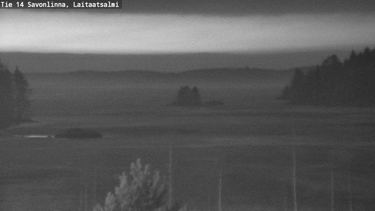 Weather Camera Image Väg 14 Nyslott, Laitaatsalmi, Savonlinna, Etelä-Savo