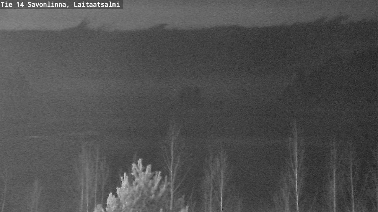 Weather Camera Image Väg 14 Nyslott, Laitaatsalmi, Savonlinna, Etelä-Savo
