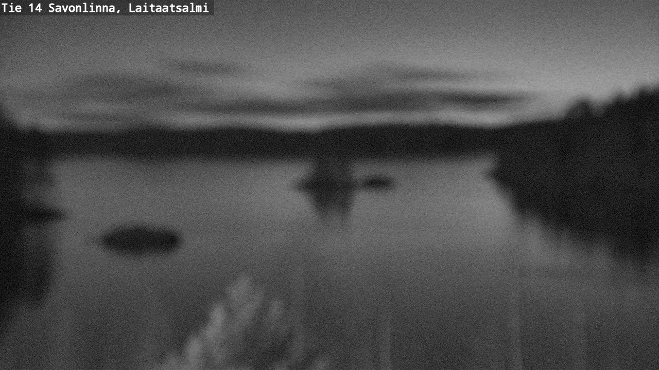 Weather Camera Image Väg 14 Nyslott, Laitaatsalmi, Savonlinna, Etelä-Savo