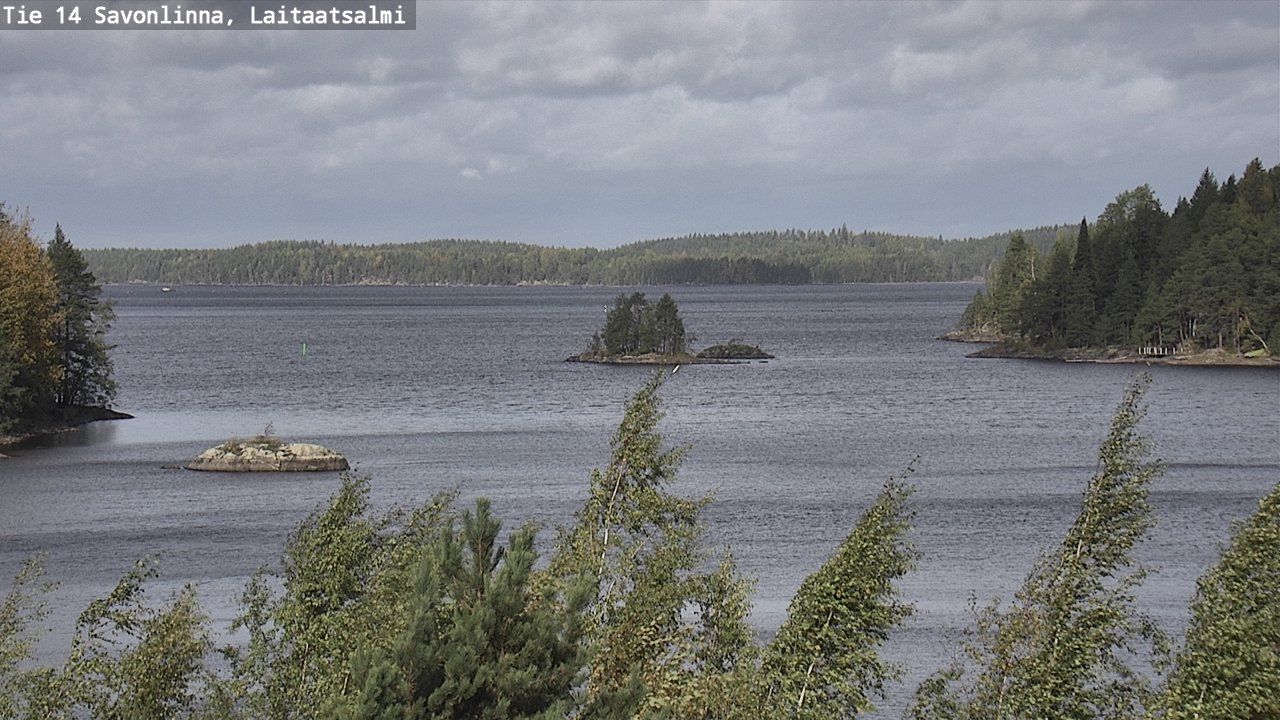 Weather Camera Image Väg 14 Nyslott, Laitaatsalmi, Savonlinna, Etelä-Savo