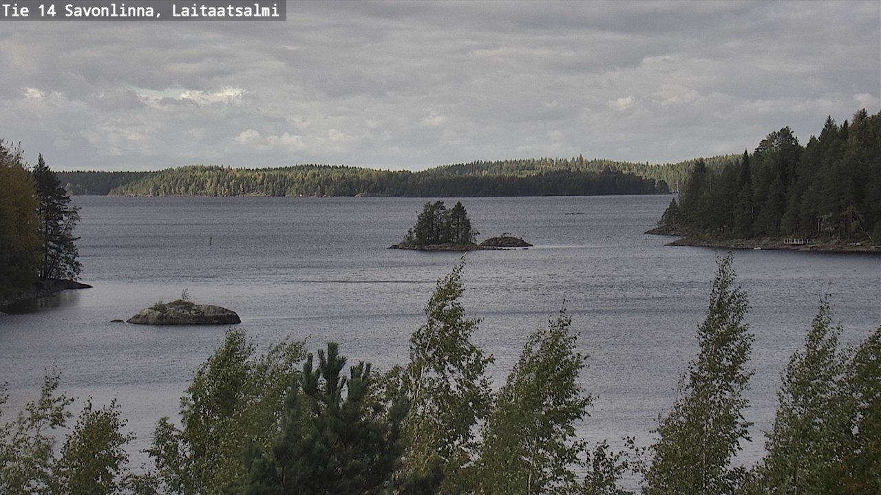 Weather Camera Image Väg 14 Nyslott, Laitaatsalmi, Savonlinna, Etelä-Savo