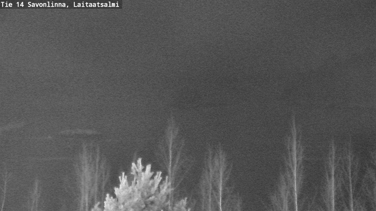Weather Camera Image Väg 14 Nyslott, Laitaatsalmi, Savonlinna, Etelä-Savo