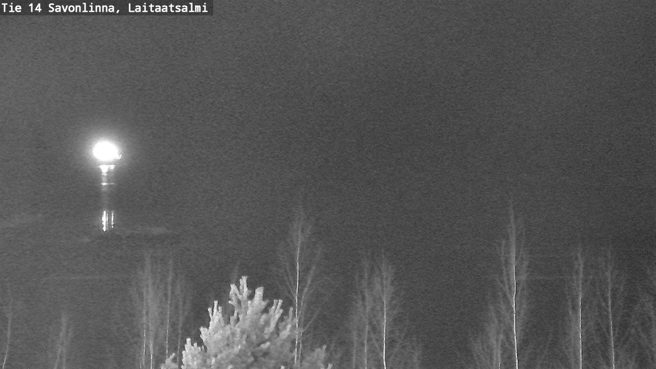 Weather Camera Image Väg 14 Nyslott, Laitaatsalmi, Savonlinna, Etelä-Savo