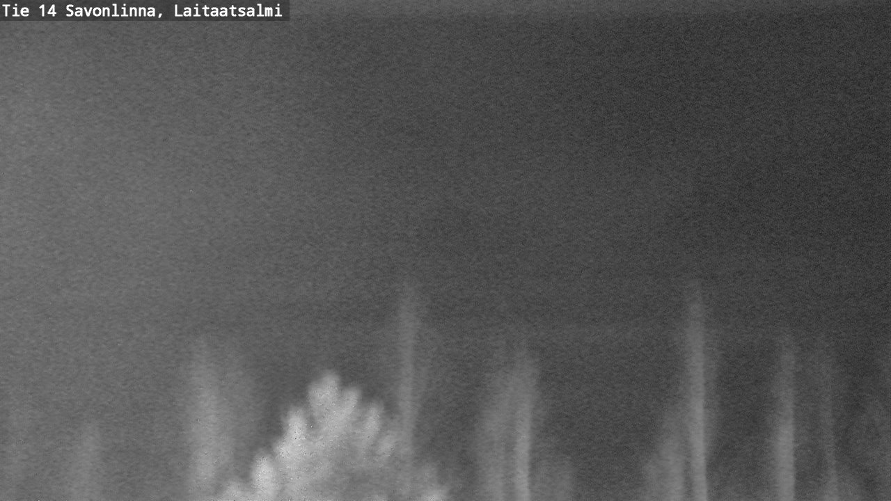 Weather Camera Image Väg 14 Nyslott, Laitaatsalmi, Savonlinna, Etelä-Savo