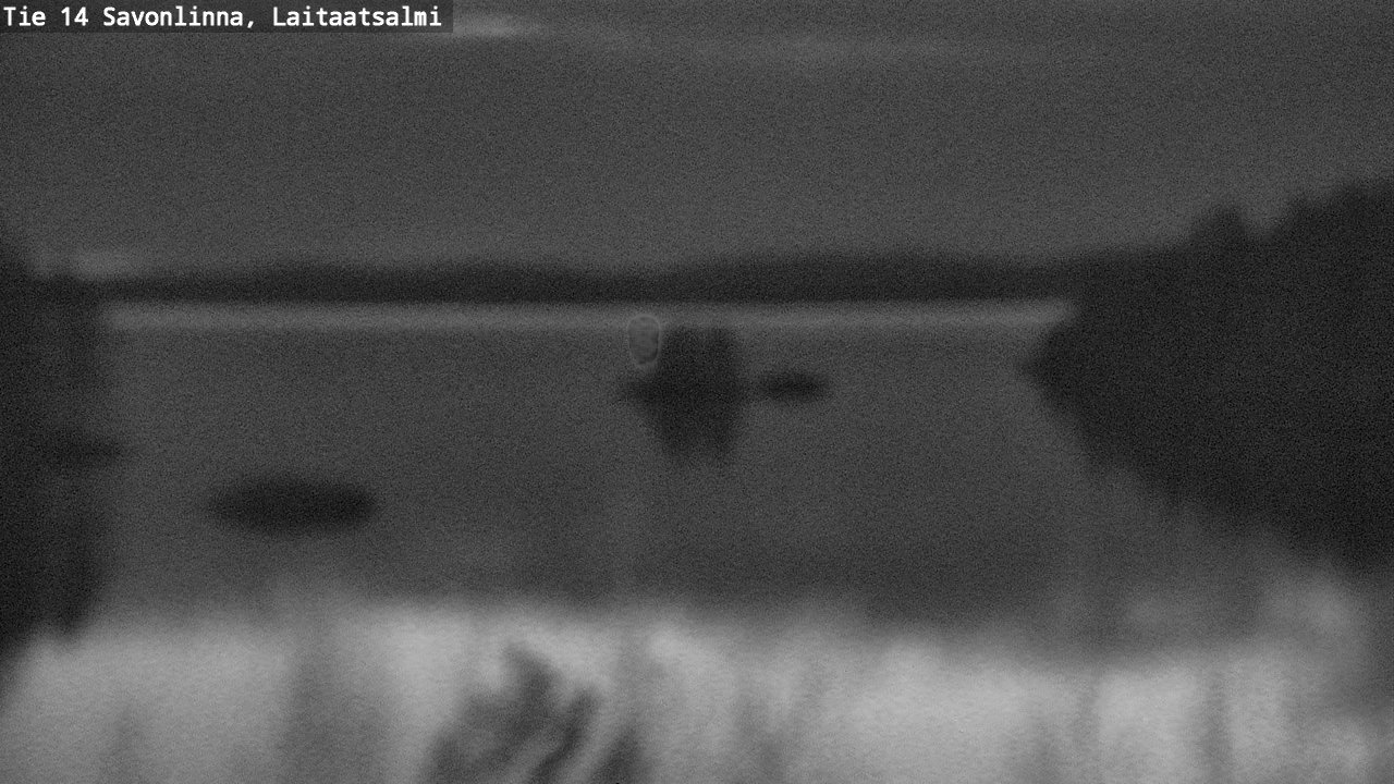 Weather Camera Image Väg 14 Nyslott, Laitaatsalmi, Savonlinna, Etelä-Savo