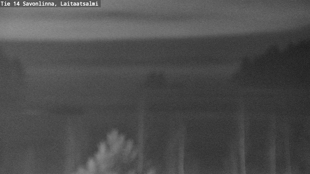 Weather Camera Image Väg 14 Nyslott, Laitaatsalmi, Savonlinna, Etelä-Savo