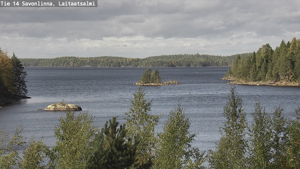 Weather Camera Image Väg 14 Nyslott, Laitaatsalmi, Savonlinna, Etelä-Savo