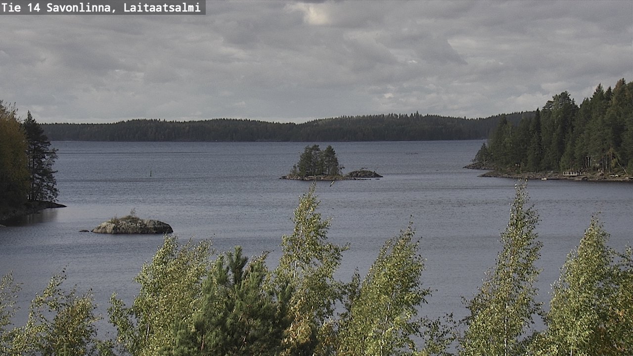 Weather Camera Image Väg 14 Nyslott, Laitaatsalmi, Savonlinna, Etelä-Savo