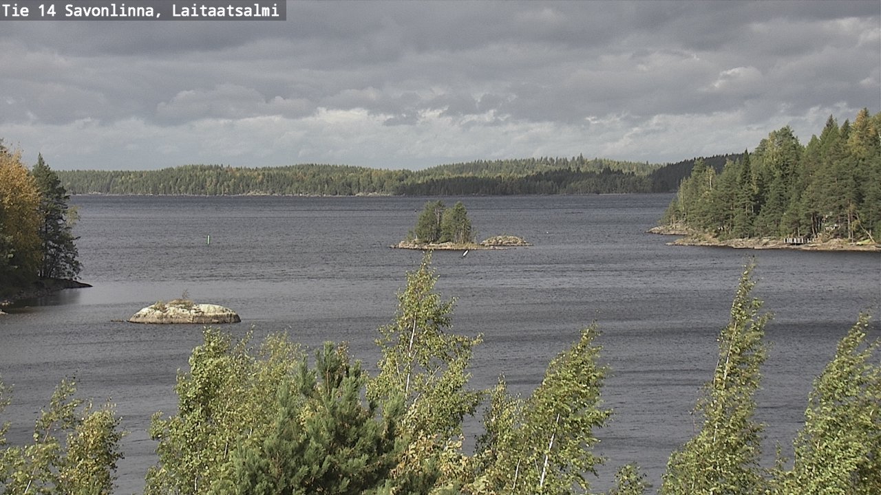 Weather Camera Image Väg 14 Nyslott, Laitaatsalmi, Savonlinna, Etelä-Savo