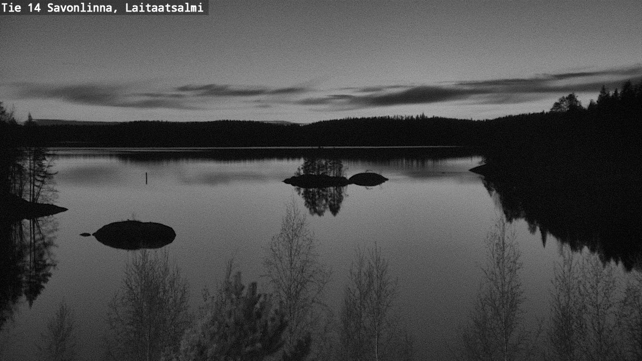 Weather Camera Image Väg 14 Nyslott, Laitaatsalmi, Savonlinna, Etelä-Savo