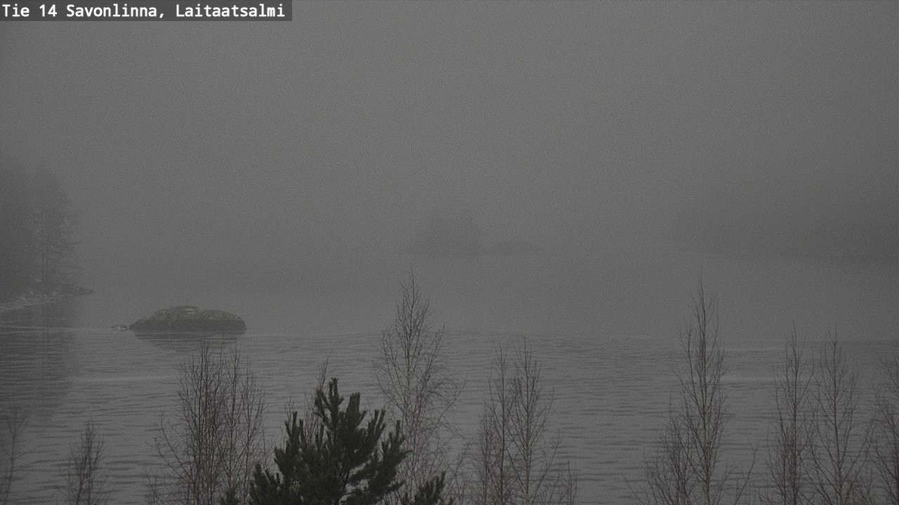 Weather Camera Image Väg 14 Nyslott, Laitaatsalmi, Savonlinna, Etelä-Savo