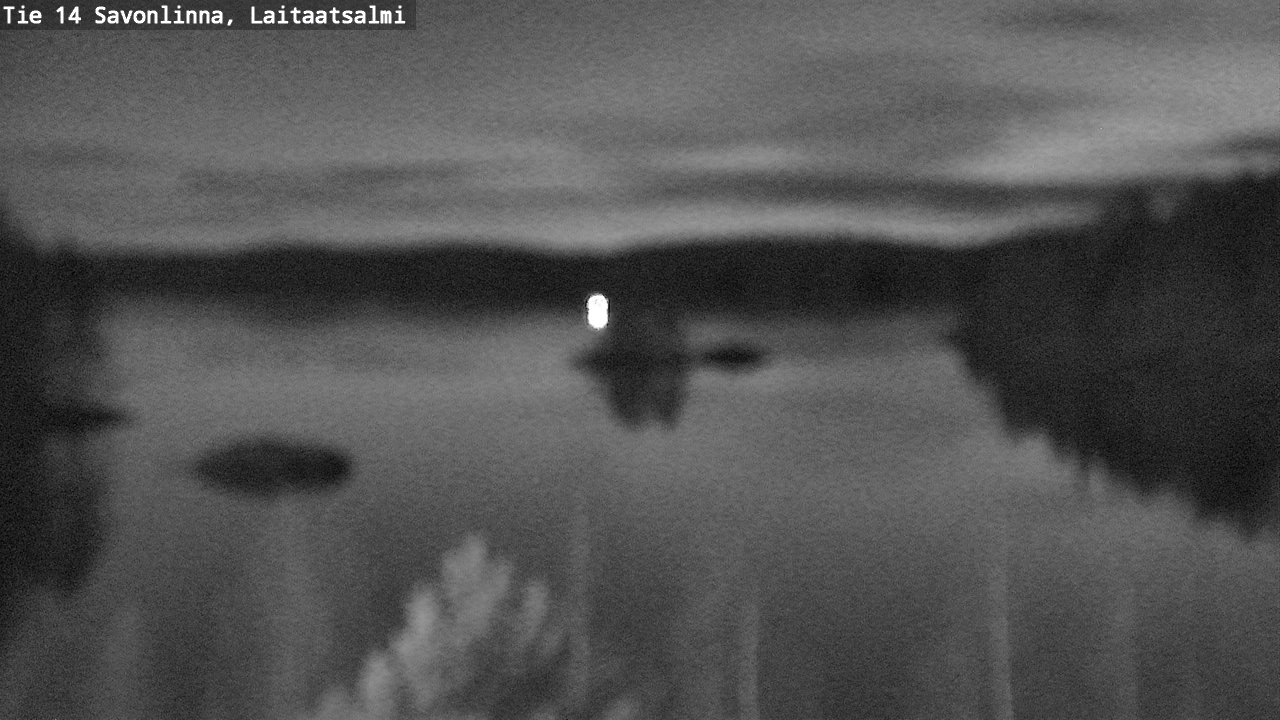Weather Camera Image Väg 14 Nyslott, Laitaatsalmi, Savonlinna, Etelä-Savo