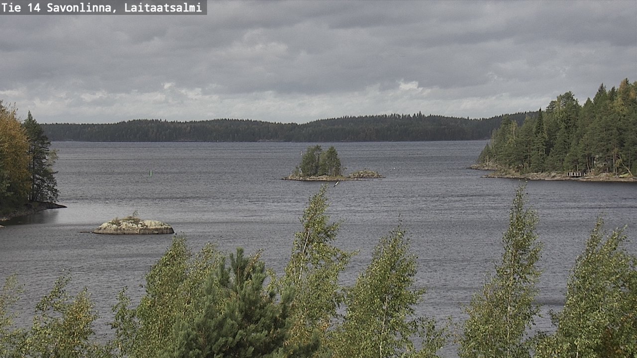 Weather Camera Image Väg 14 Nyslott, Laitaatsalmi, Savonlinna, Etelä-Savo