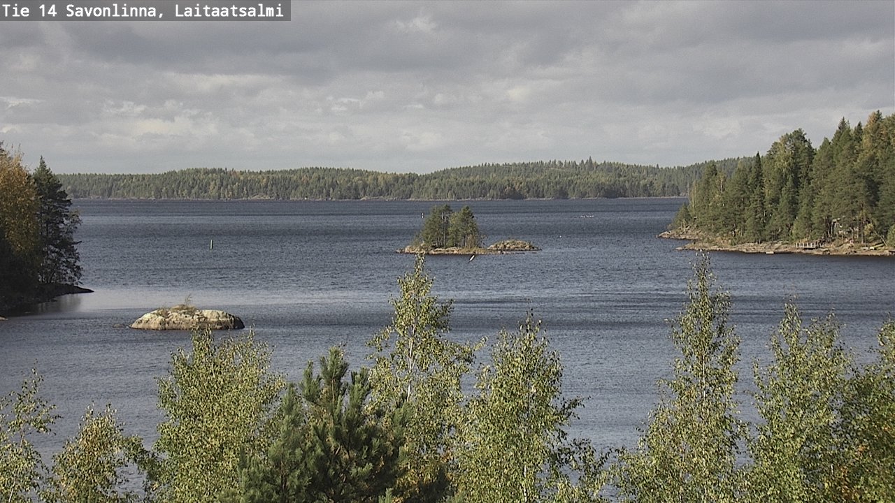 Weather Camera Image Väg 14 Nyslott, Laitaatsalmi, Savonlinna, Etelä-Savo