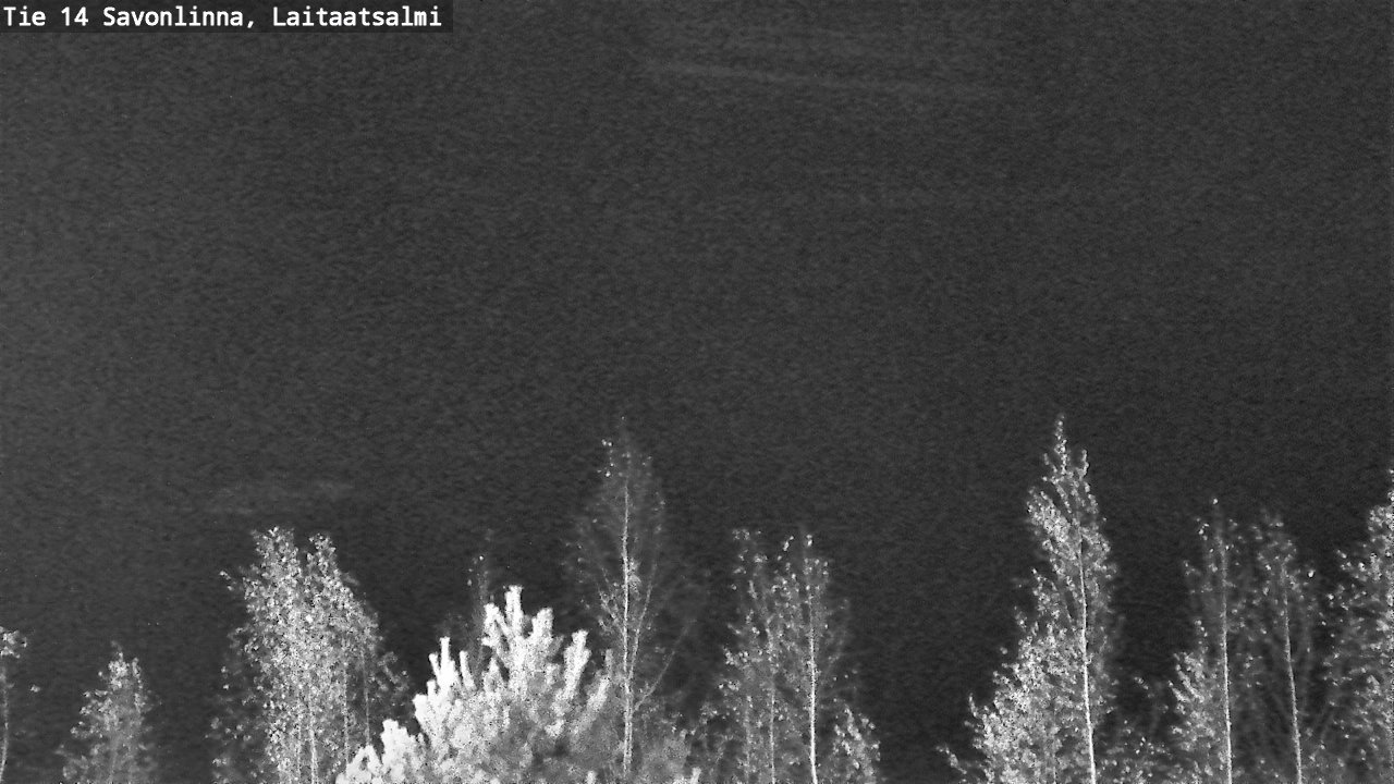 Weather Camera Image Road 14 Savonlinna, Laitaatsalmi, Savonlinna, Etelä-Savo